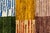 Textile Modern Abstract Baluch Style Wool Rug - Vibrantly Colored Patchwork Checkerboard For Sale - Image 7 of 11