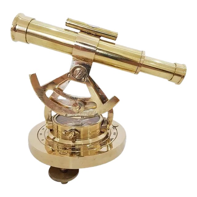 Nautical Compass Telescope Theodolite Used by Sailors For Sale