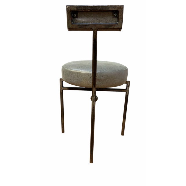 Vintage Modernist Accent Chair Newly Reupholstered For Sale - Image 4 of 8
