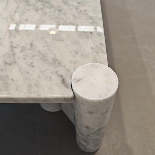 Jumbo Coffee Table in Carrara Marble by Gae Aulenti Knoll for Knoll Inc. / Knoll International For Sale - Image 14 of 15