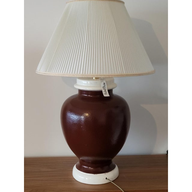 Large French Ceramic Table Lamp by Hubert Olivier, 1990s For Sale - Image 16 of 16