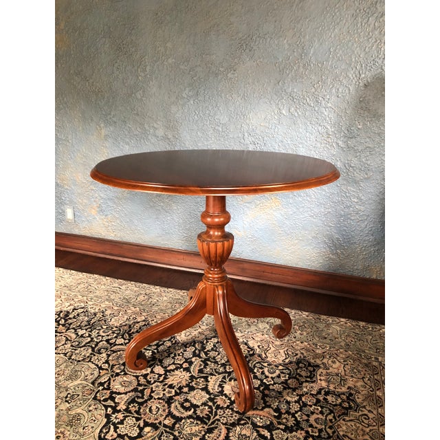 Ethan Allen Regents Park / Court 30” Round Accent Table Chairish