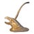 Antique Cast Iron Eagle Head Tabletop Nutcracker Mechanical Lever Brass Wash Finish For Sale
