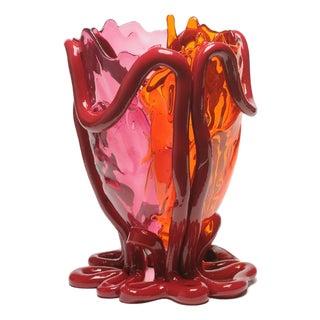 Matt Bordeaux Indian Summer Color Vase by Gaetano Pesce for Fish Design For Sale