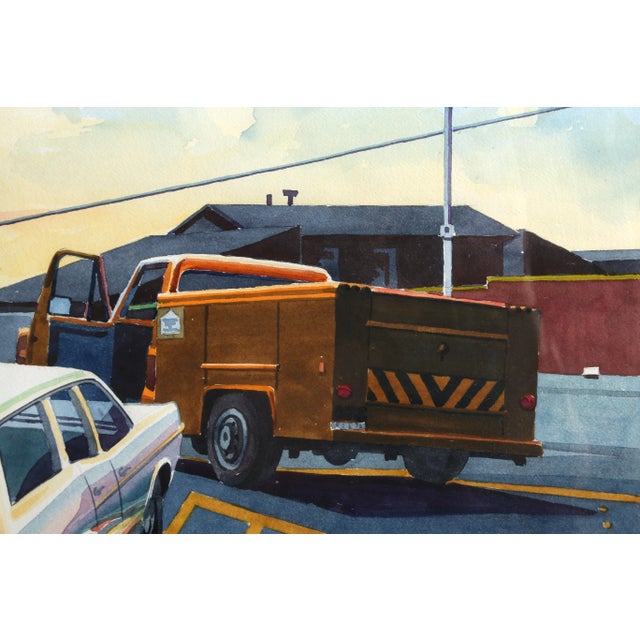 Artist: Don Davis Title: Dodge and Truck Medium: Watercolor on paper, signed l.r. Image Size: 18 x 24 inches Frame Size:...