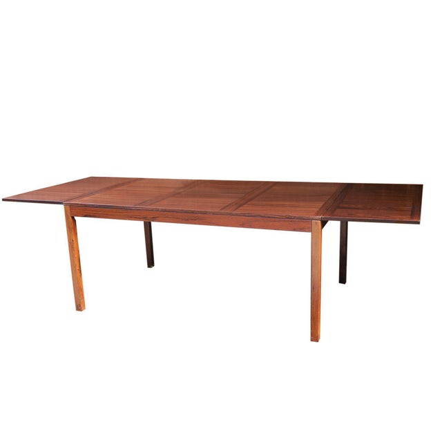 Mid-Century Extending Rosewood Dining Table by Vejle Stole, 1960s For Sale - Image 3 of 13