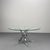 Metal Vintage Space Age Round Chrome Coffee Table, Germany, 1970s For Sale - Image 7 of 7