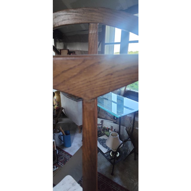 Vintage Gentlemans Valet Stand in Oak, 1950s For Sale - Image 6 of 9