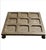 Sarreid Ltd. Brass Tic Tac Toe Footed Board Game Set For Sale - Image 9 of 10
