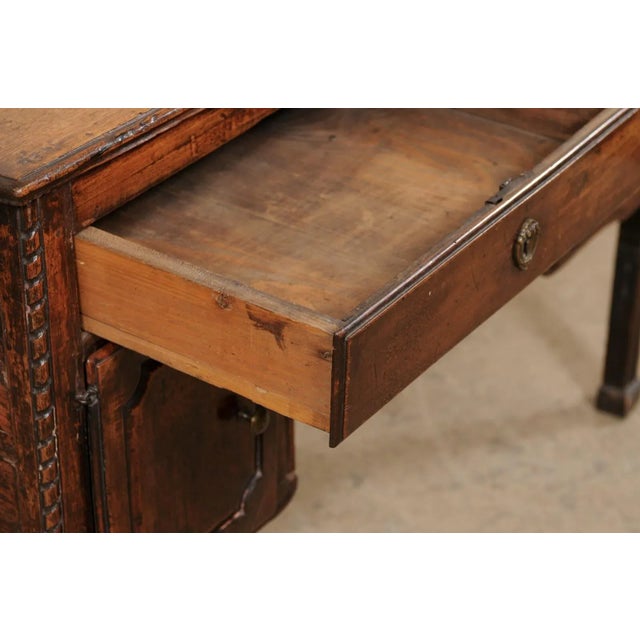 Italian Carved-Wood Desk with Storage, 19th Century For Sale - Image 9 of 11