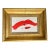 Contemporary Original Abstract “Flying Red Lips” Painting For Sale