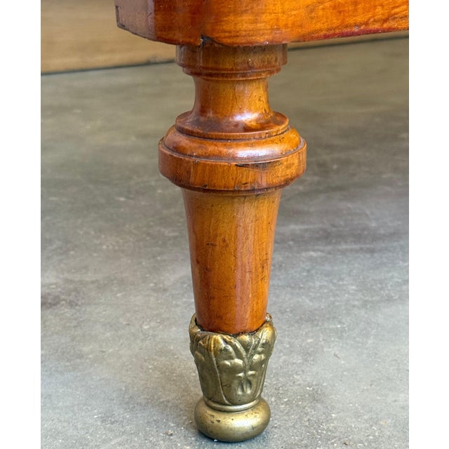 Brown 1920s French Neoclassical Burl Maple Full Size Bed Frame For Sale - Image 8 of 18