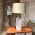 1970s White Cylinder Table Lamp Style of Kartell Italy For Sale In San Diego - Image 6 of 13