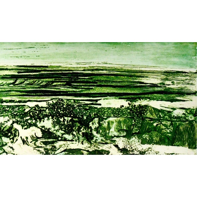 Expressionism Ruth Leaf Arcadia C. 1990 Original Print For Sale - Image 3 of 6