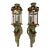 Vintage Italian Venetian Style Painted Tole Wall Sconce Candle Lanterns- A Pair For Sale