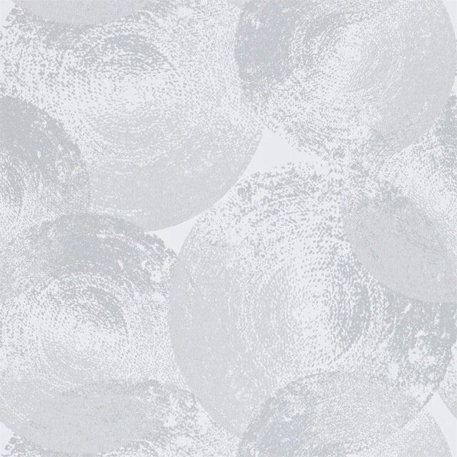 Harlequin Ellipse Wallpaper in Silver/Quartz - a Sample For Sale