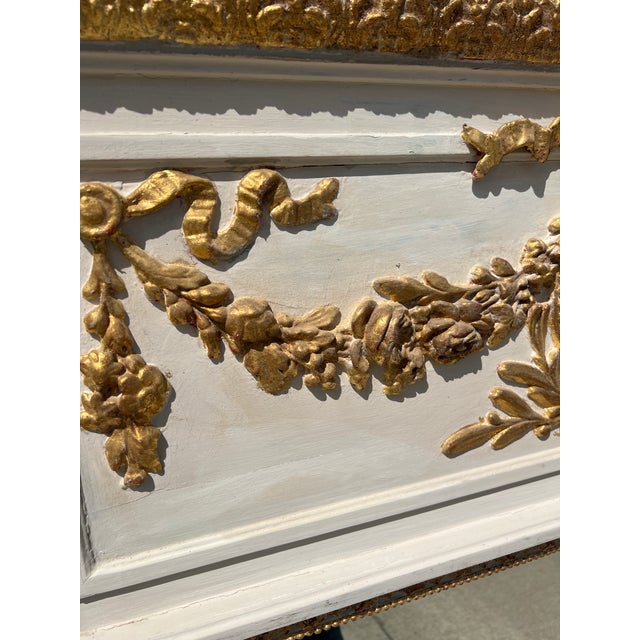 19th Century French Trumeau Mirror For Sale - Image 9 of 16
