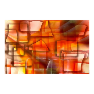 Dom Mingolla, Large Abstract Expressionist Watercolor Color Field Painting Paul Jenkins Style