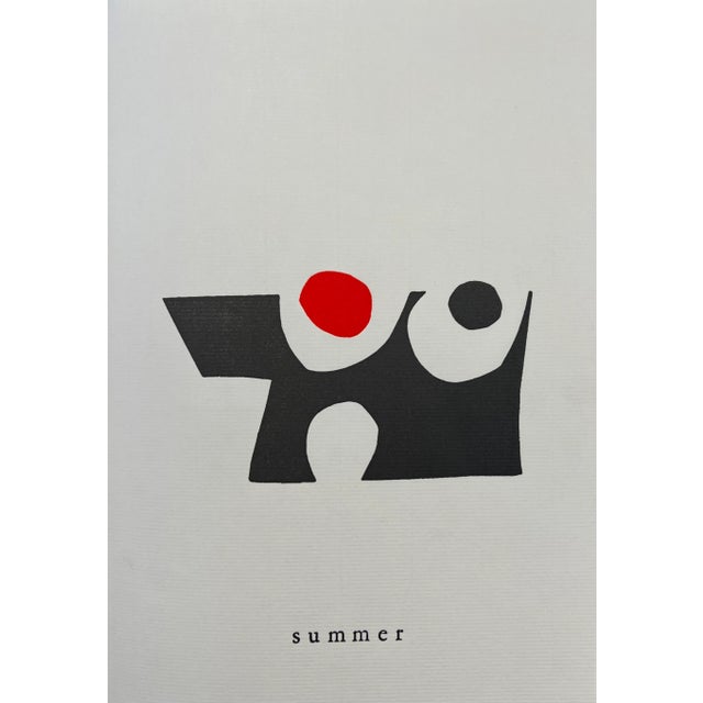 The Four Seasons Rich, deep colors of gray, black, and red. Fine letterpress prints in editions that vary from 20 to 60...