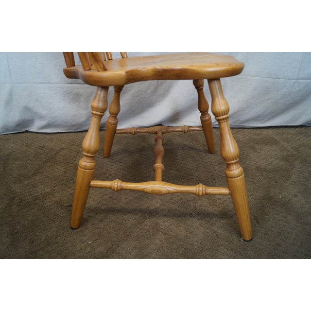 Early American Style Athol Oak Dining Set | Chairish (640 x 640 Pixel)