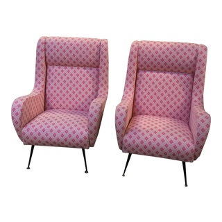 Gio Ponti Lounge Chairs - A Pair For Sale