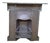 Antique Cast Iron Combination Fireplace, 1915 For Sale