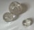 Glass Vintage Grand Tour Graduated Carved & Polished Rock Crystal Stone Sphere Balls - 4 Pieces For Sale - Image 7 of 13