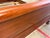 Queen Size Empire Revival Style Carved Mahogany Sleigh Bed Frame For Sale - Image 11 of 12
