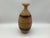 Brown Mid 20th Century Pottery Craft Vase Striped Brown For Sale - Image 8 of 9