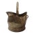 Victorian Brass Helmet Coal Scuttle and Kindling Bucket, 1880s For Sale