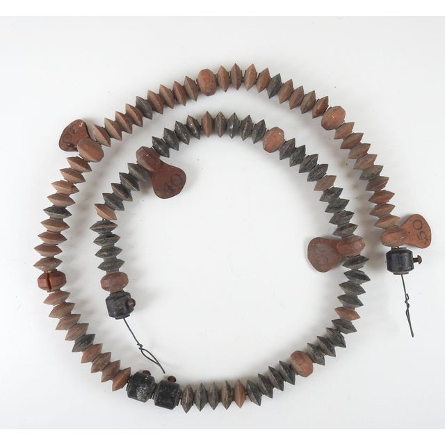 Vintage Billard Pool Score Counter Wood Beads Chairish