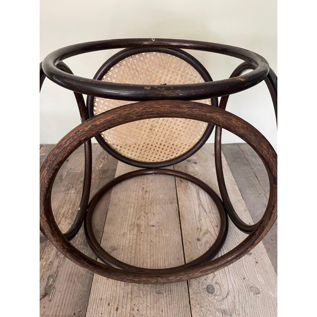 Wood Ottoman or Stool, 1890s For Sale - Image 7 of 8