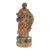 Standing Saint Painted & Carved Wood Sculpture For Sale