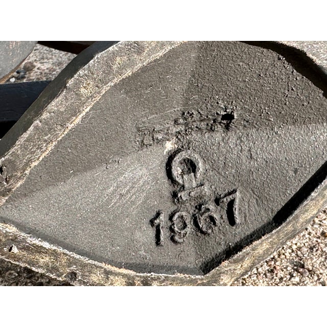 Five-Flame Cast Iron Candle Holder from the Foundry Institute of Th Aachen, Germany, 1967 For Sale - Image 10 of 13