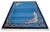 Textile 1980s Handmade Rug Blue Turkish Rug - 6'6" X 9'1" For Sale - Image 7 of 18