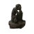 2000 - 2009 Vintage Iron Metal Finish Rustic Lohon Monk Arhat Figure For Sale - Image 5 of 6