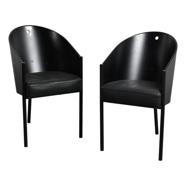 Vintage Costes Armchairs by Philippe Starck for Driade, 1980s, Set of 2 For Sale