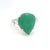 Metal Natural Emerald Diamond Ring 7 14k White Gold 10.97 TCW Certified For Sale - Image 7 of 14