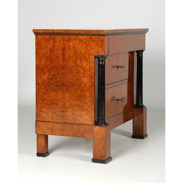 Brown 19th Century German Biedermeier Chest of Drawers, 1820s For Sale - Image 8 of 14