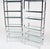 Mid 20th Century Pair of Italian Mid Century Modern Tall & Narrow Chrome & Glass Etageres MINT! For Sale - Image 5 of 7