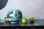 Contemporary Zhang Wei Guang, Crystal Vase with Apples, 2001, Oil on Canvas For Sale - Image 3 of 4