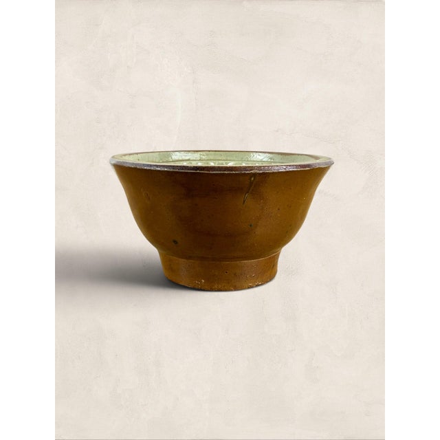 Antique English Stoneware Jelly Mould Bowl, Circa 1900 For Sale - Image 4 of 7