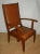 Brown Beech Side Chair, 1950s For Sale - Image 8 of 14