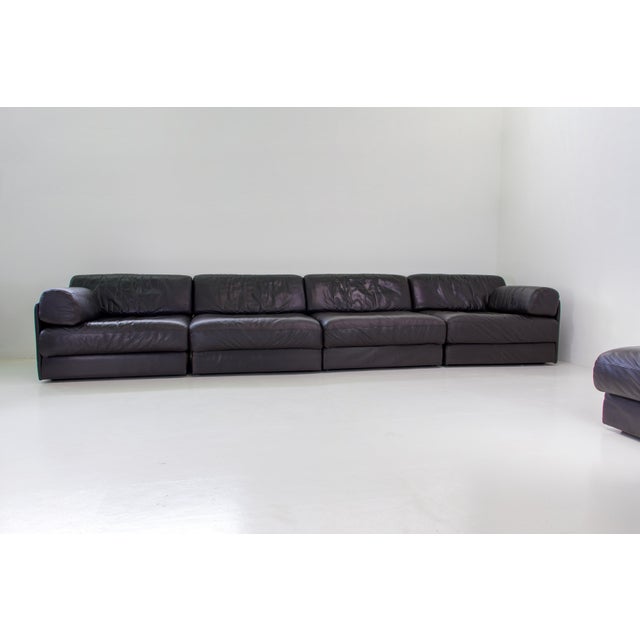 DS-76 Modular Leather Sofa from de Sede, 1990s, Set of 5 For Sale - Image 10 of 18