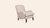 Oxford Blue Sofia Lounge Chair by Ceraudo For Sale - Image 4 of 6