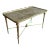 1940s Maison Ramsay Brass & Oxidized Brass Top Coffee Table For Sale
