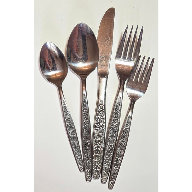 This gorgeous steal of a deal is the ultimate casual flatware set- not just because of the fantastic repousse design,...