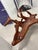 Magnificent piece! Teak root bench, purchased in Indonesia, 10 years ago, burgundy color