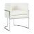 Wood Giselle Cream Velvet Dining Chair with Silver Frame For Sale - Image 7 of 7