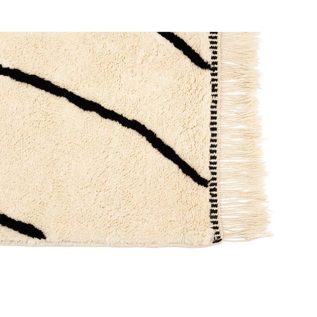 Contemporary Hand-Knotted Wool Rug by Azele Studio For Sale - Image 3 of 11